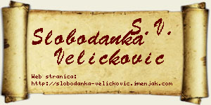 Slobodanka Veličković vizit kartica